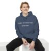 Unisex Therapist:  Like a Normal Person, But Way Cooler Garment-Dyed Hoodie - Image 37