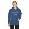 Unisex Therapist:  Like a Normal Person, But Way Cooler Garment-Dyed Hoodie - Image 8