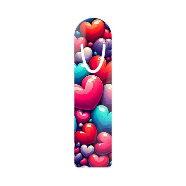 Colorful Heart Bookmark - Perfect Gift for Book Lovers