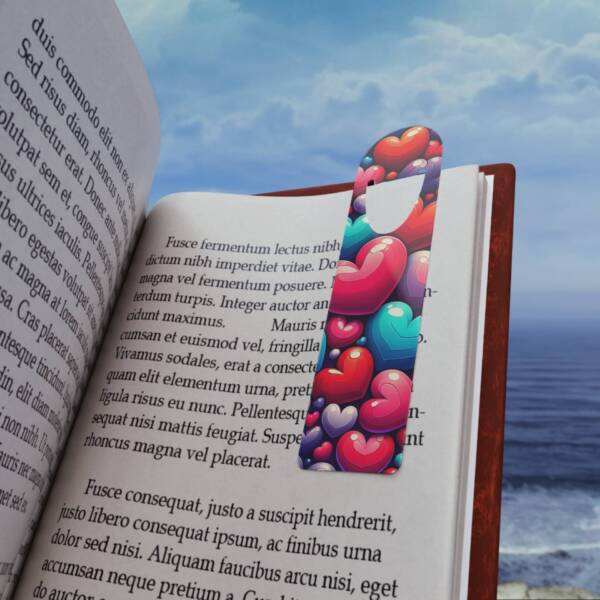 Colorful Heart Bookmark - Perfect Gift for Book Lovers - Image 4