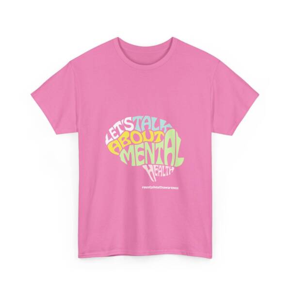 Talk About Mental Health Unisex Heavy Cotton Tee - Comfortable & Supportive Graphic T-Shirt - Image 35