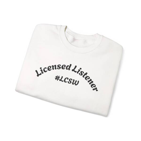 Licensed Listener Crewneck Sweatshirt - #LCSW Unisex Heavy Blend - Image 2