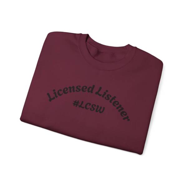 Licensed Listener Crewneck Sweatshirt - #LCSW Unisex Heavy Blend - Image 7
