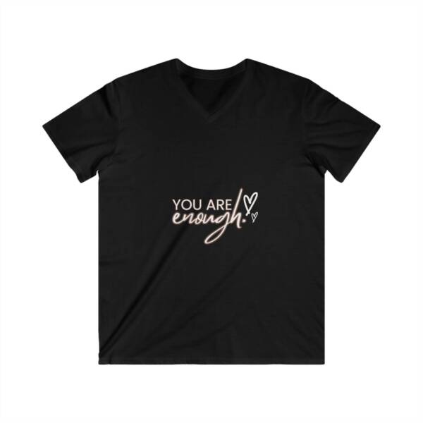 V-Neck Tee - You Are Enough Design - Image 3