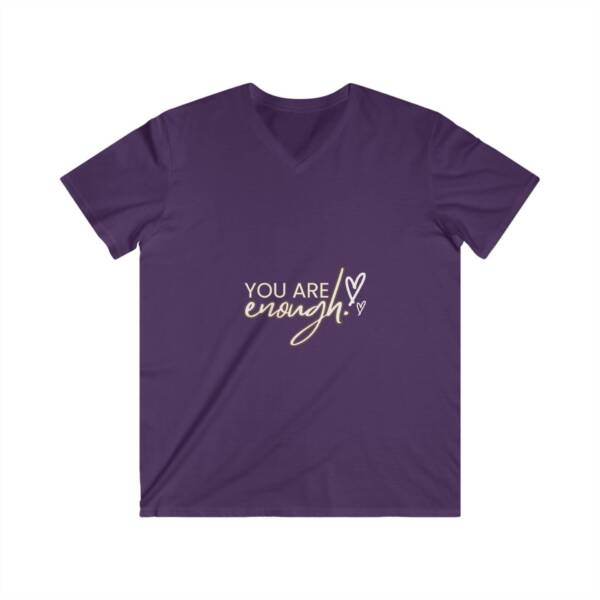 V-Neck Tee - You Are Enough Design - Image 15