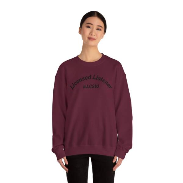Licensed Listener Crewneck Sweatshirt - #LCSW Unisex Heavy Blend - Image 8
