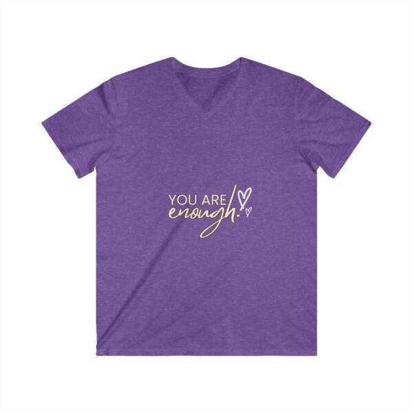 V-Neck Tee - You Are Enough Design - Image 13
