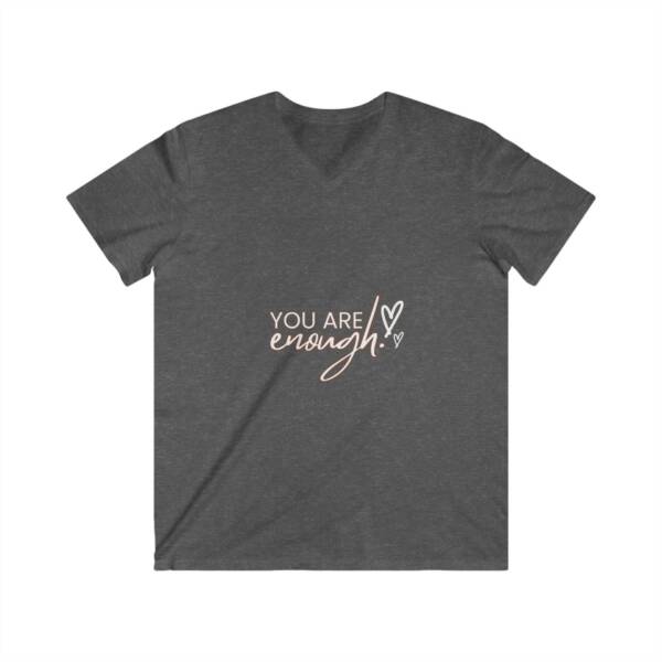 V-Neck Tee - You Are Enough Design - Image 7
