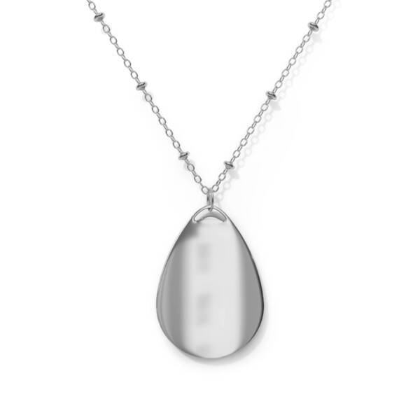 Oval Necklace "Feel it to Heal it" - Image 2