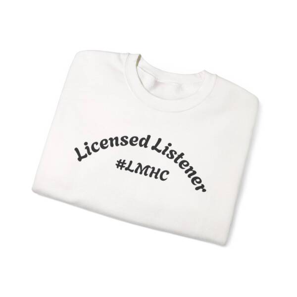 Licensed Listener Crewneck Sweatshirt - #LMHC Unisex Heavy Blend - Image 2