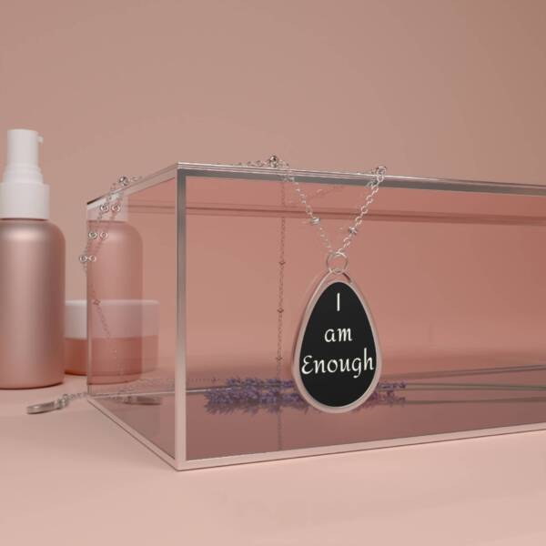 Necklace Pendant "I am Enough" - Image 4