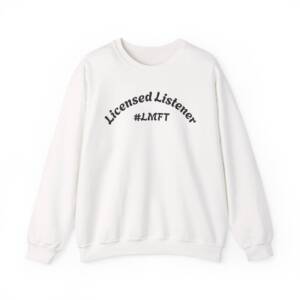 Licensed Listener Crewneck Sweatshirt - #LMFT Unisex Heavy Blend