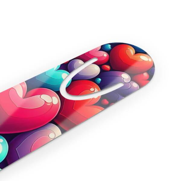 Colorful Heart Bookmark - Perfect Gift for Book Lovers - Image 3
